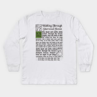 Sherwood Forest Kids Long Sleeve T-Shirt